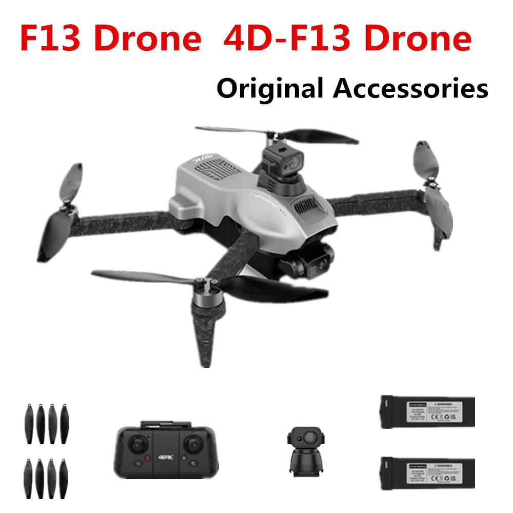 

4DRC F13 Drone Original Accessories 7.4V 3000mAh Battery Propeller Maple Leaf Spare Parts For 4D-F13 Drone F13 Drones