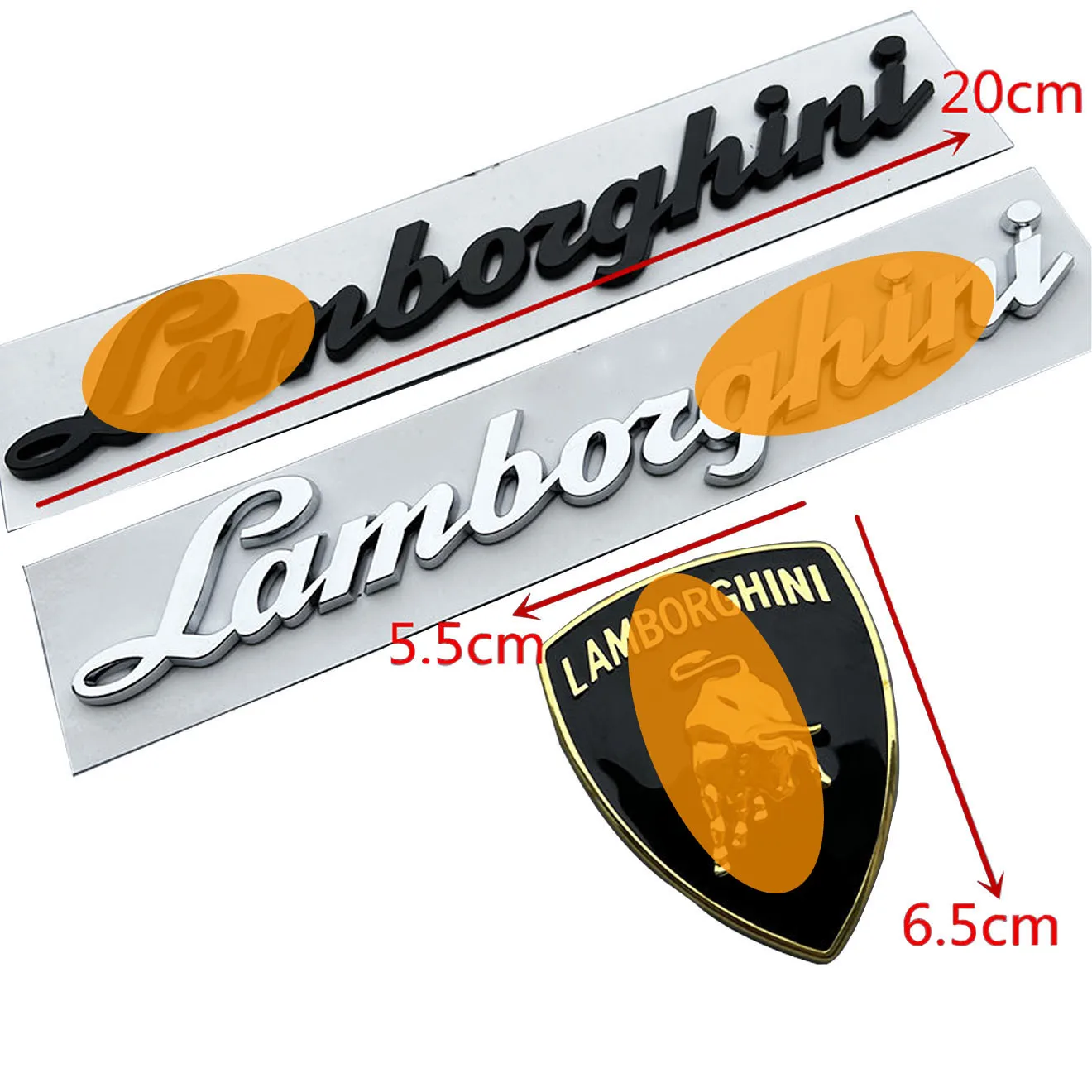 

Решетка для заднего бампера для Lamborghini Gallardo murтелago Lettring с логотипом OEM 400853742A 400853742B