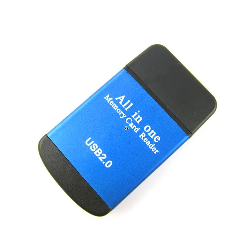 

Mini USB2.0 4 Card Slots Smart Card Reader SD/MMC TF MS M2 Multi Memory Cardreader for Computer PC Laptops