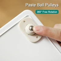 universal ball pulley home ball type paste pulley free punch paste type storage box bottom small wheel