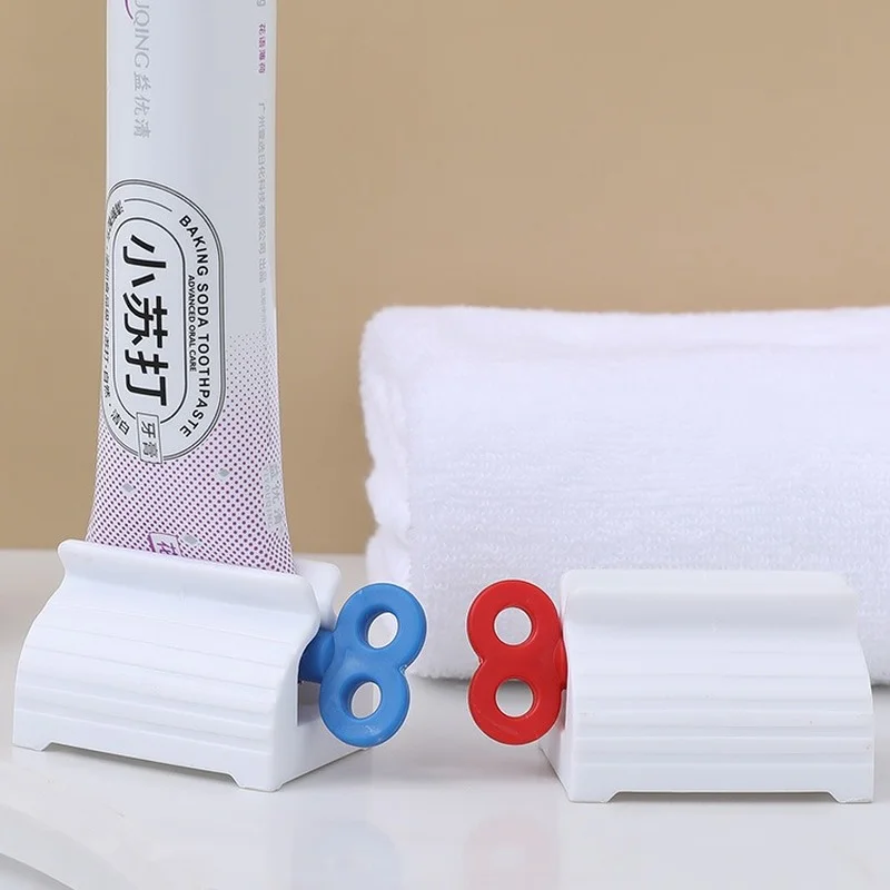 

Bathroom Accessories Set Toothpaste Dispenser Household Toothpaste Manual Squeezer Toothpaste Clip-on Facial Cleanser Squeezer