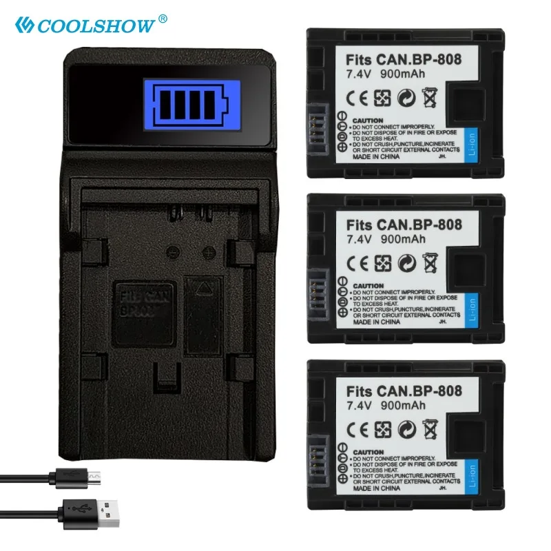 Аккумулятор для Canon FS300 FS100 XA10 VIXIA HG20 HF21 HFS11 HF S10 HF11