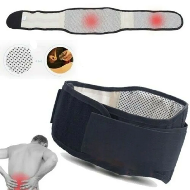 

Adjustable Tourmaline Self-heating Magnetic Therapy Waist Belt Lumbar Support Back Waist Support Brace Double Banded aja lumbar