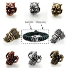 Бусы на веревочке с черепом для изготовления ювелирных изделий, медный шнурок для браслета, шлема, Спарта, бусины, нож, аксессуары