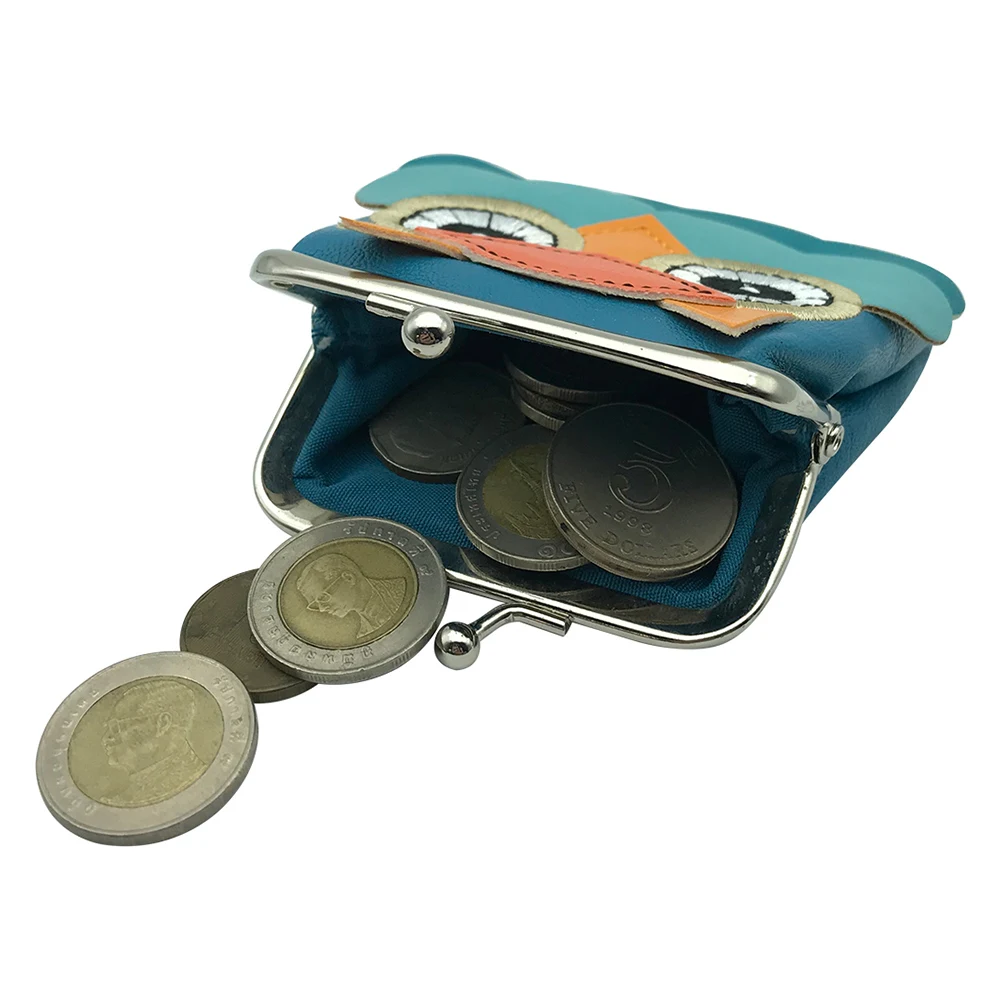 Кошелек для мелочи NICOLE &amp CO из искусственной кожи с металлическим каркасом |