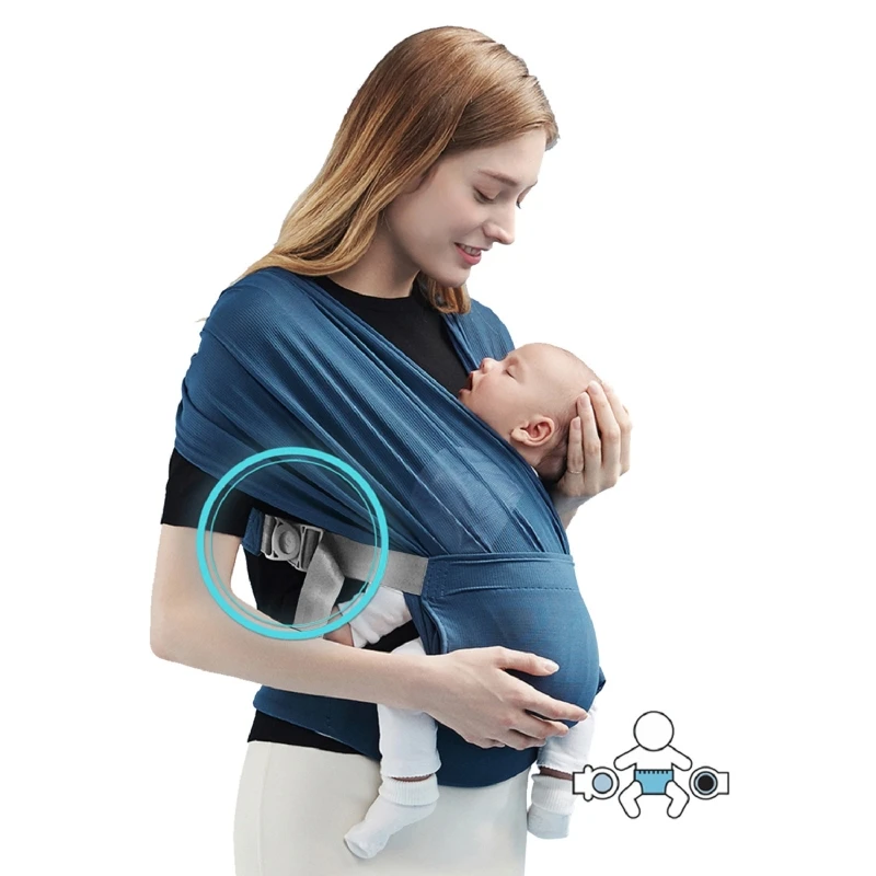 

Practical Baby Wrap Carrier Sling Easy to Wear Infant Carrier Sling for Babies