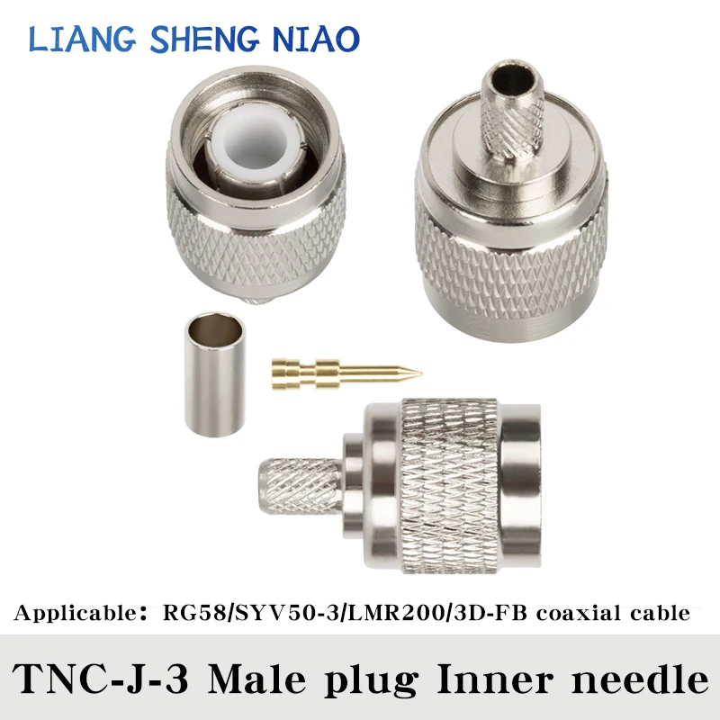 

10pcs 50-3 series joint SMA-J-3 Male Female plug UHF Rf line joint N feeder joint BNC RG58 Coaxial cable plug TNC JOINT F plug