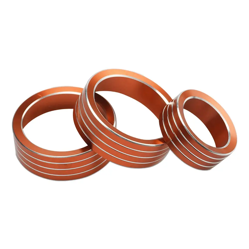 

Обложка ручки переменного тока для Subaru Forester Crosstrek Impreza 2017-2021, автомобильный переключатель кондиционера, регулирующее кольцо громкости, оран...