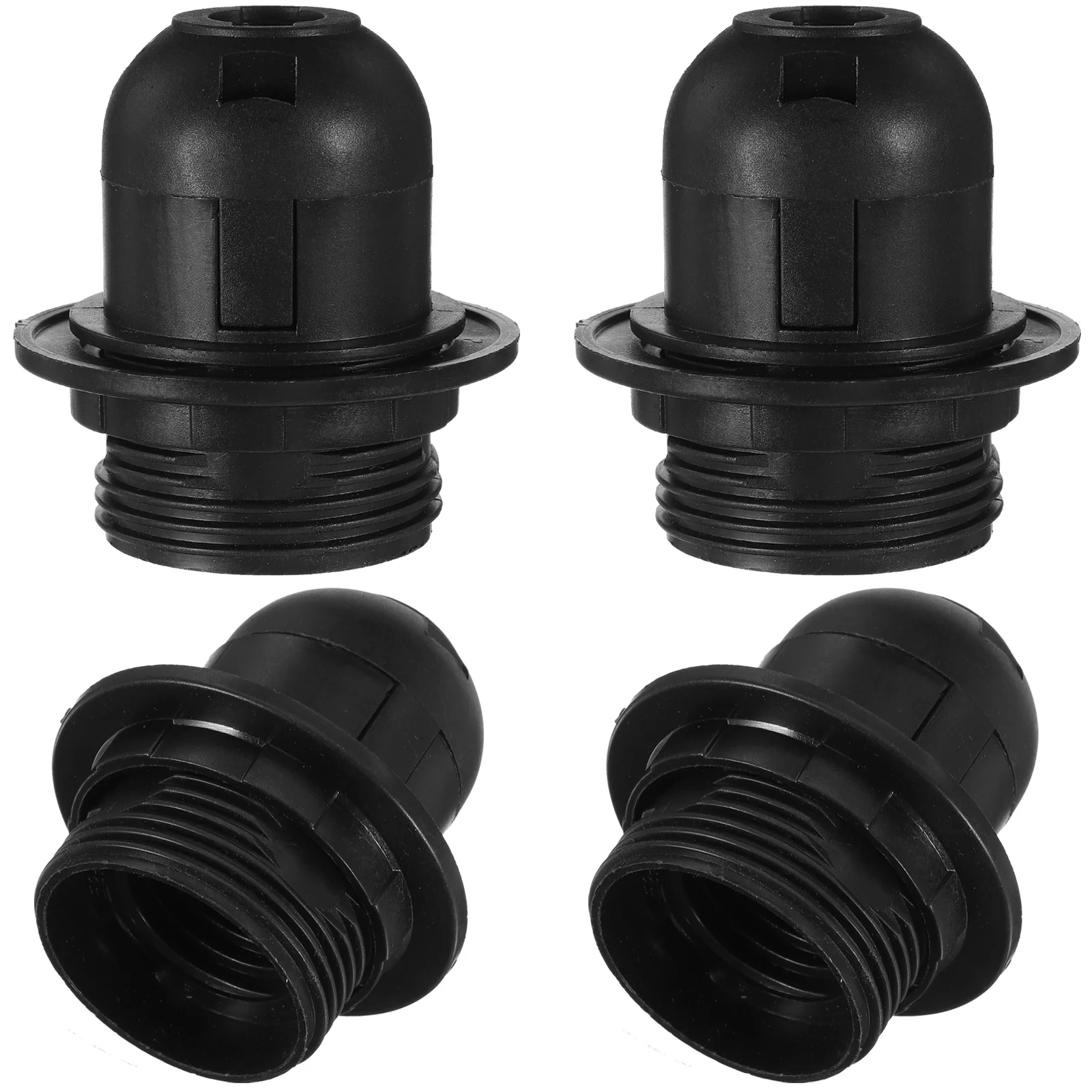 

4 Pcs Edison Light Bulb Desk Lamp Chandelier Holder Outdoor Socket Repair Kit Parts Sockets