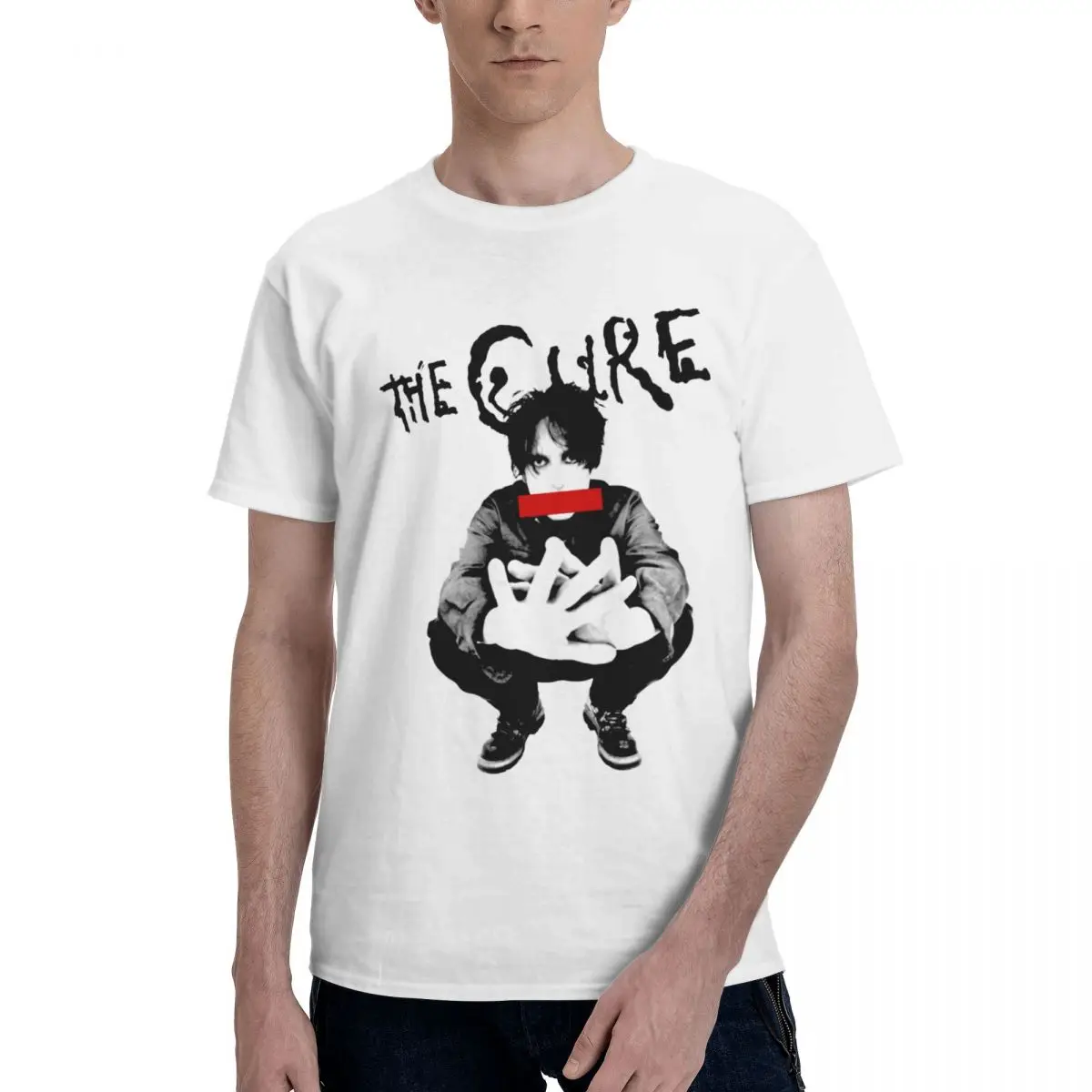 

The Cure Robert Smith 27 T-shirts Hipster Casual Vintage Adult T-shirt Fresh Home Eur Size