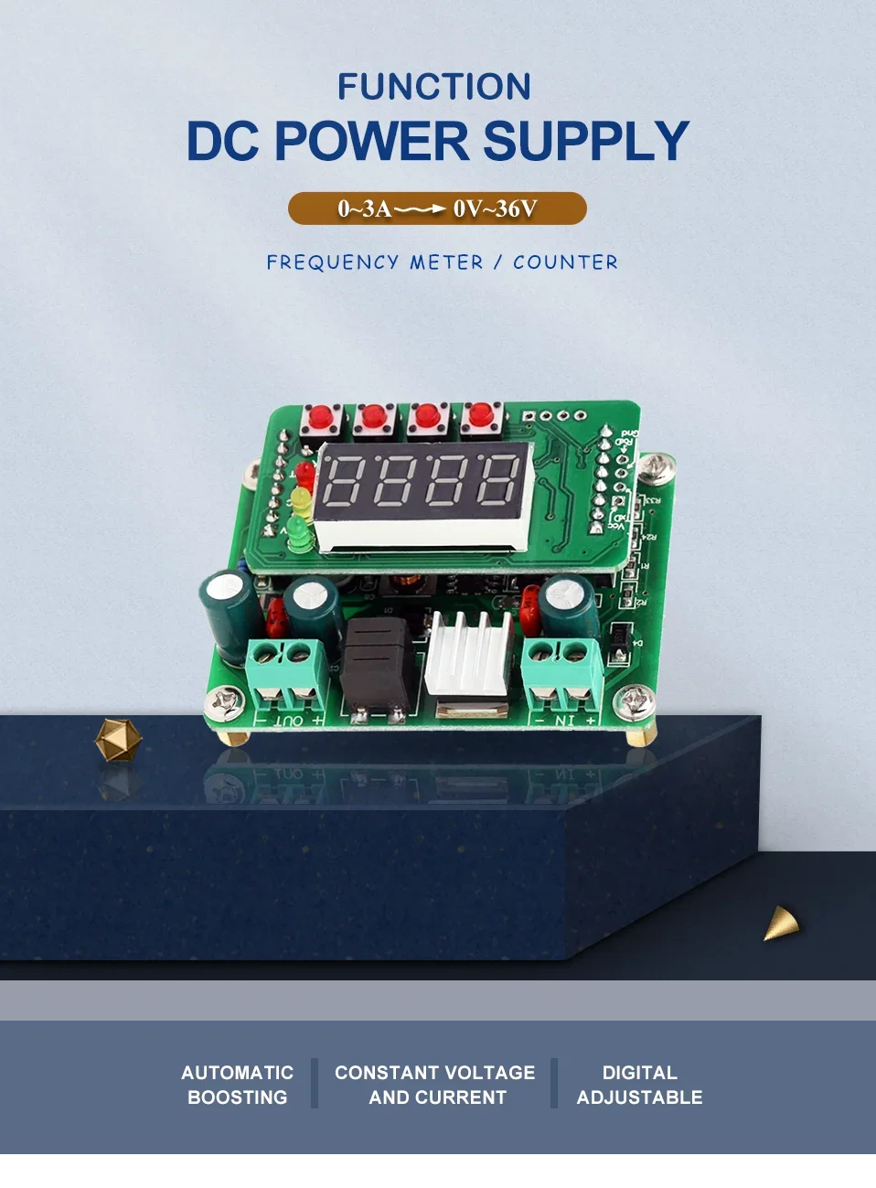 DPS-3806 BUCK-3603 контроллер постоянного тока, высокоточный модуль регулятора напряжения CNC DC-DC светодиодный Drive, зарядка от солнечной батареи