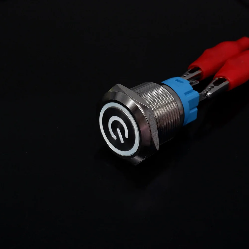 

Металлический круглый кнопочный переключатель LED 19 мм 3-220В