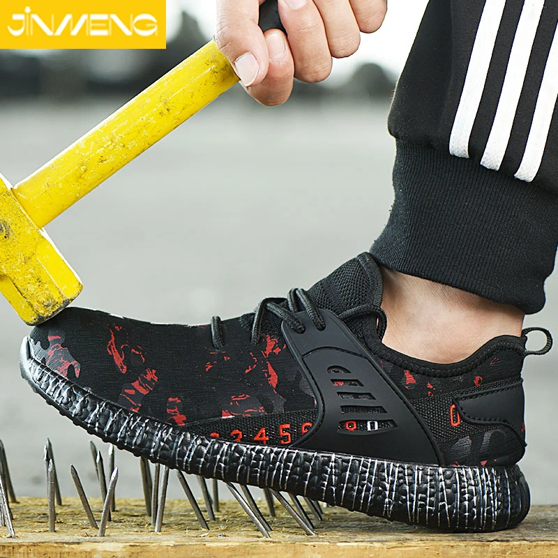 

The New Model Is Suitable For Outdoor Steel Head Anti-smashing Anti-puncture Work Shoes Men's Work Safety Shoes