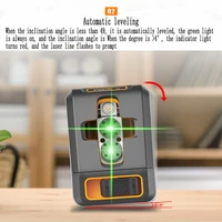 t08 laser infrared level 2 line portable dual module line casting indoor outdoor leveling line t07 brand new high quality