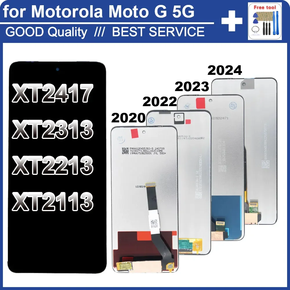 Новый ЖК-дисплей для Motorola Moto G 5G 2020 XT2113 дигитайзер сенсорного экрана запасные