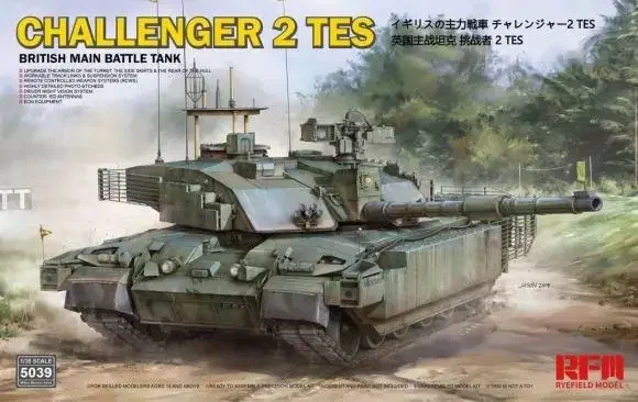 Модель Rye Field RFM RM-5039 1/35 Британский главный боевой танк Challenger 2 TES — комплект