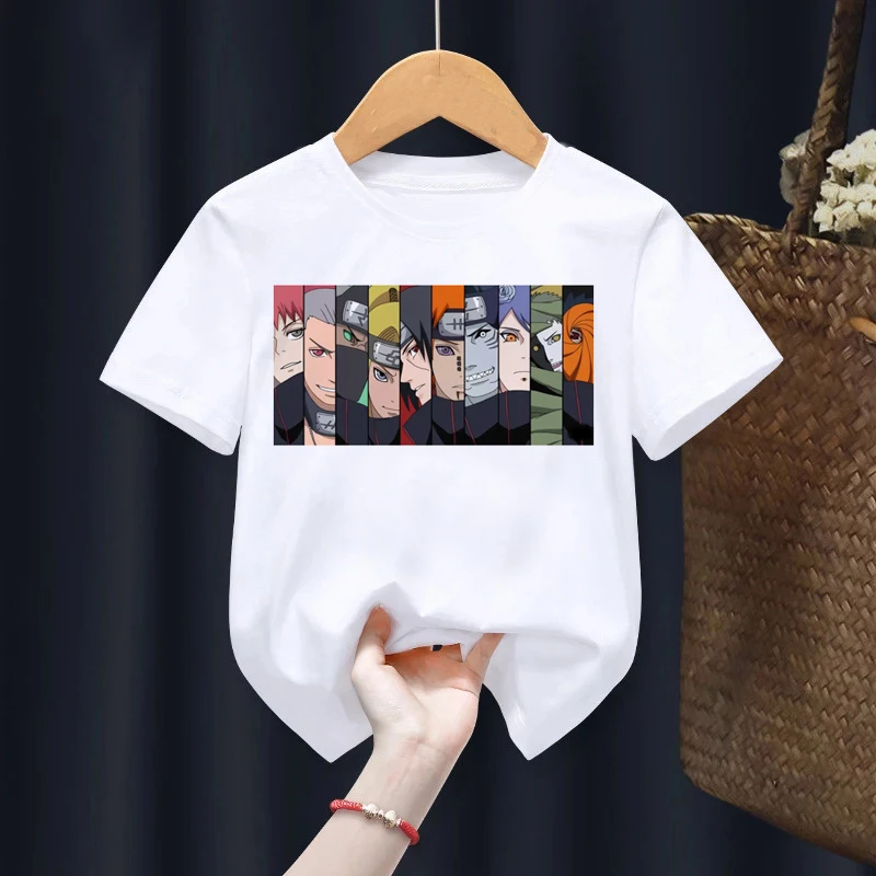 Футболка детская с принтом из японского аниме Наруто |