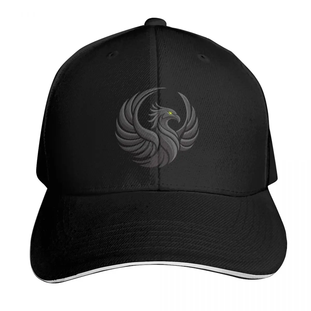 Фото Бейсбольная кепка Black Ash Phoenix, забавные шапки, тактическая кепка, винтажная кепка с иконой, одежда для гольфа, мужская и женская одежда №1