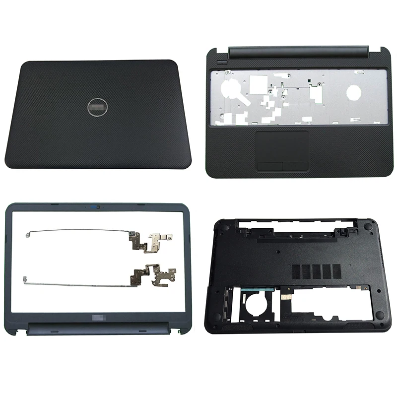 

Новинка для ноутбука Dell Inspiron 15R 5521 3521 5535 5537, задняя крышка ЖК-дисплея, передняя панель, Упор для рук, Нижняя крышка, ЖК-шарнир, черный 0XTFGD