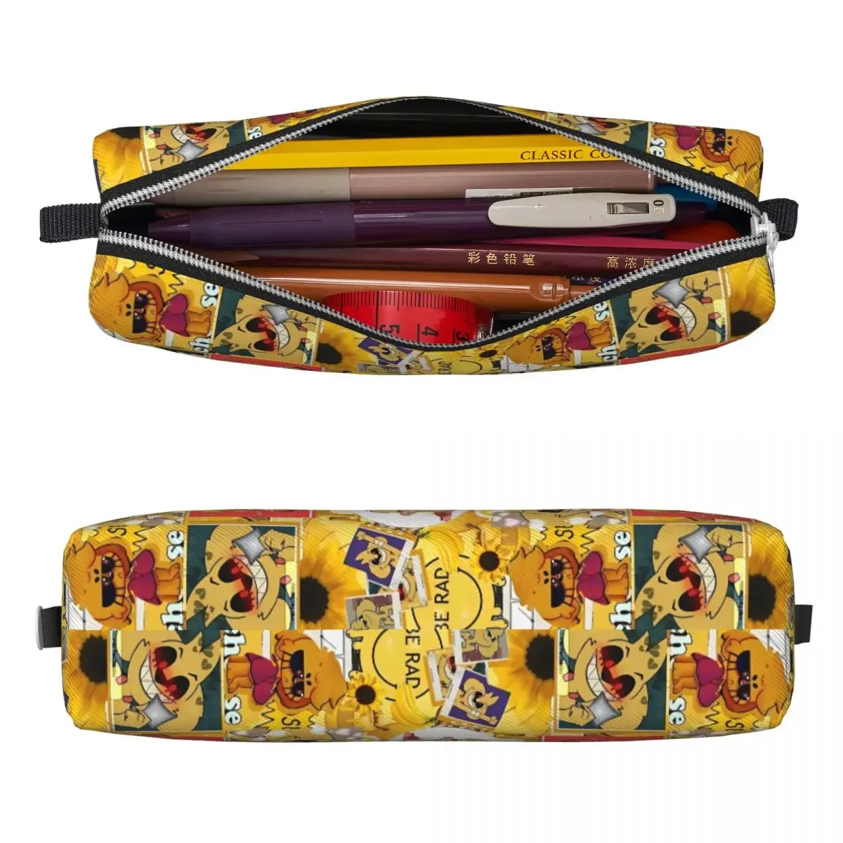 Mikecrack коллаж Пеналы Классический мультяшный держатель для ручек сумки девочек и