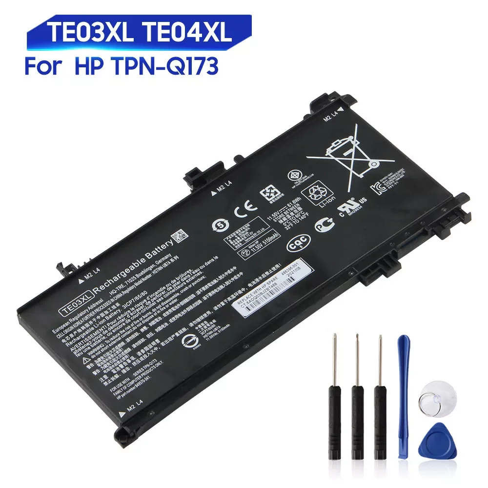 

Запасная батарея для ноутбука TE03XL TE04XL для HP OMEN 15 TPN-Q173 AX017TX 15-BC013TX 15-bc014TX 15-bc012TX