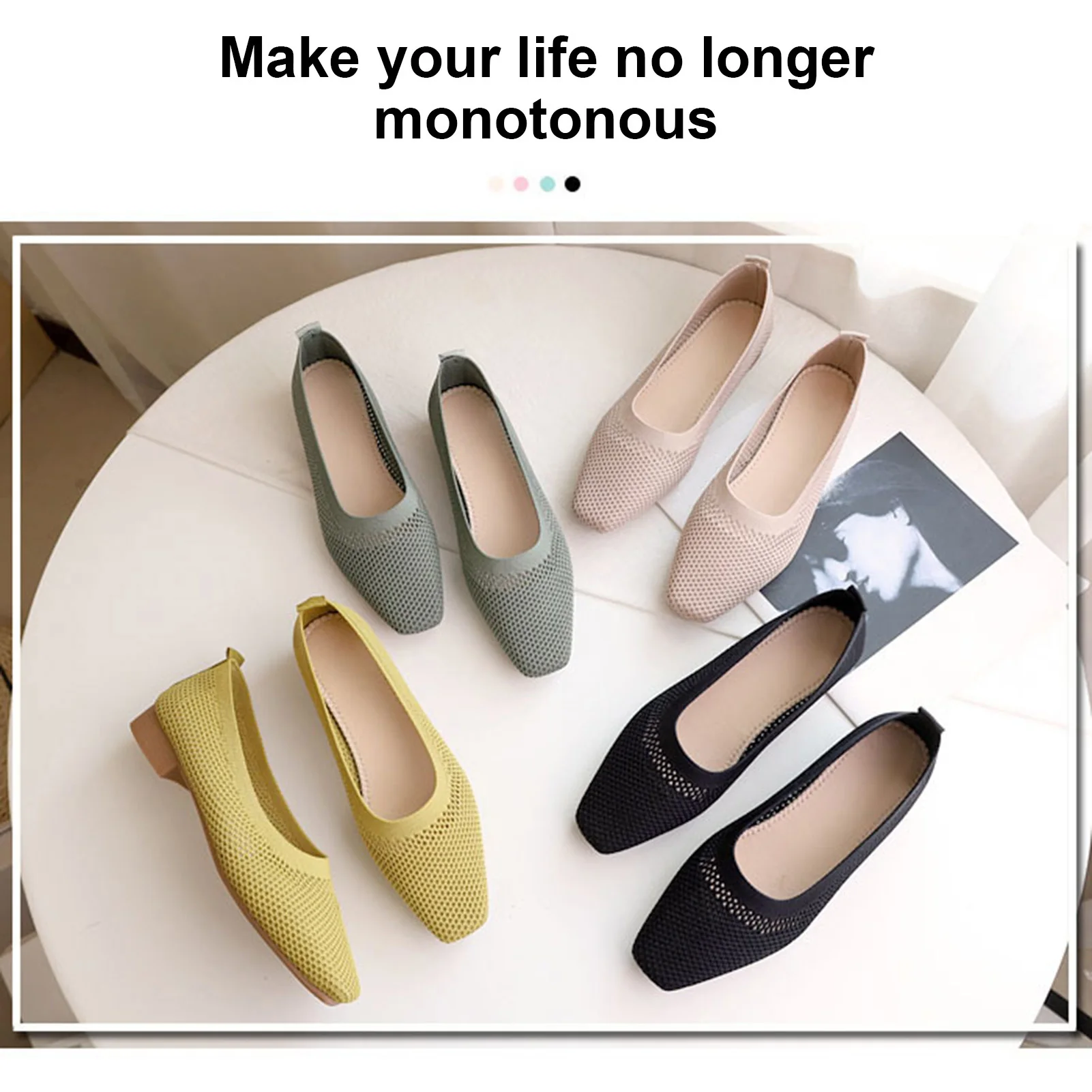 

Spring Woman Platform Sneakers Lady Flat Bottom Casual Shoes Suitable for Walking Dacing Wear PR Sale