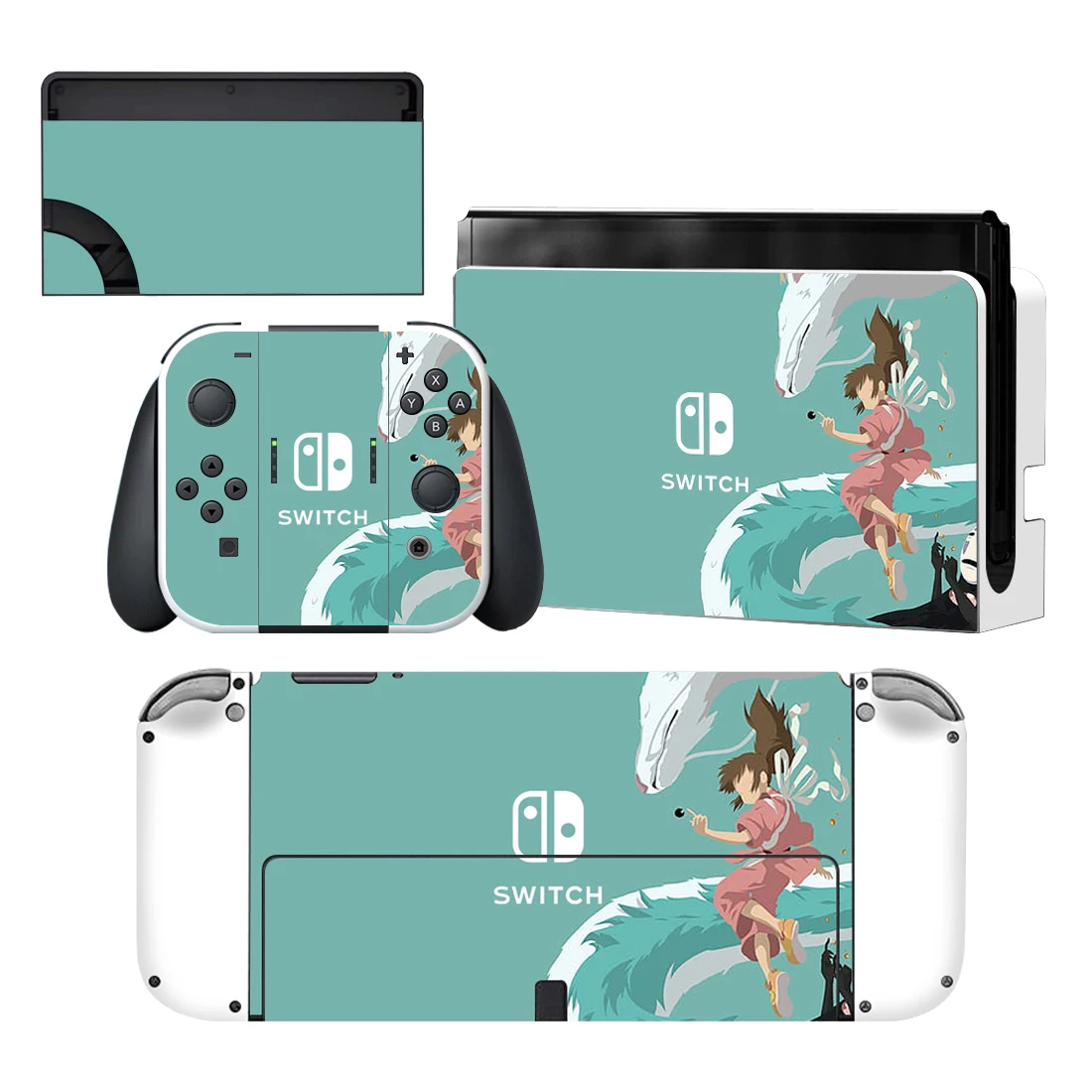 

Spirited Away Anime Nintendoswitch Skin Cover Sticker Decal for Nintendo Switch NS OLED Console Joy-con Controller Dock Vinyl