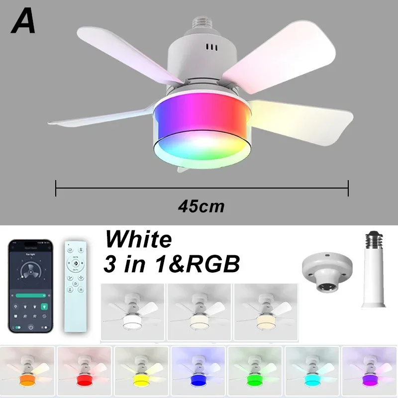 

Потолочный вентилятор с подсветкой VENUSWING RGB