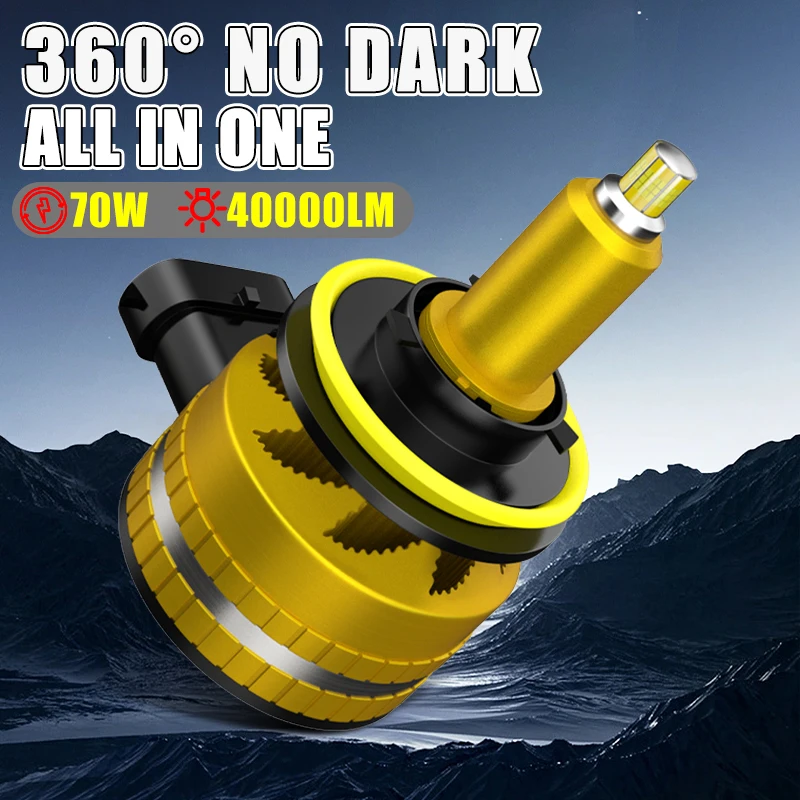 Carsnake 360-градусные светодиодные лампы для фар Skoda Octavia Nissan Toyota Suzuki Samurai Lada Vesta полное