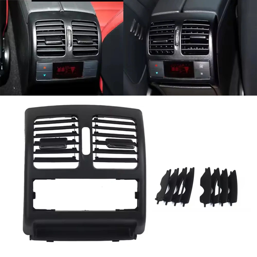 Фото Для Mercedes-Benz W204 C180 C200 220 230 260 300 350 2007-2013, W207 E 2009-2015: решетка вентиляционного отверстия заднего сиденья кондиционера №1