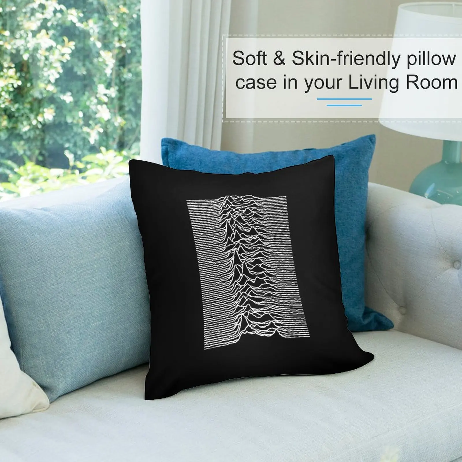 Неизвестные удовольствия роскошная декоративная подушка для гостиной наволочка