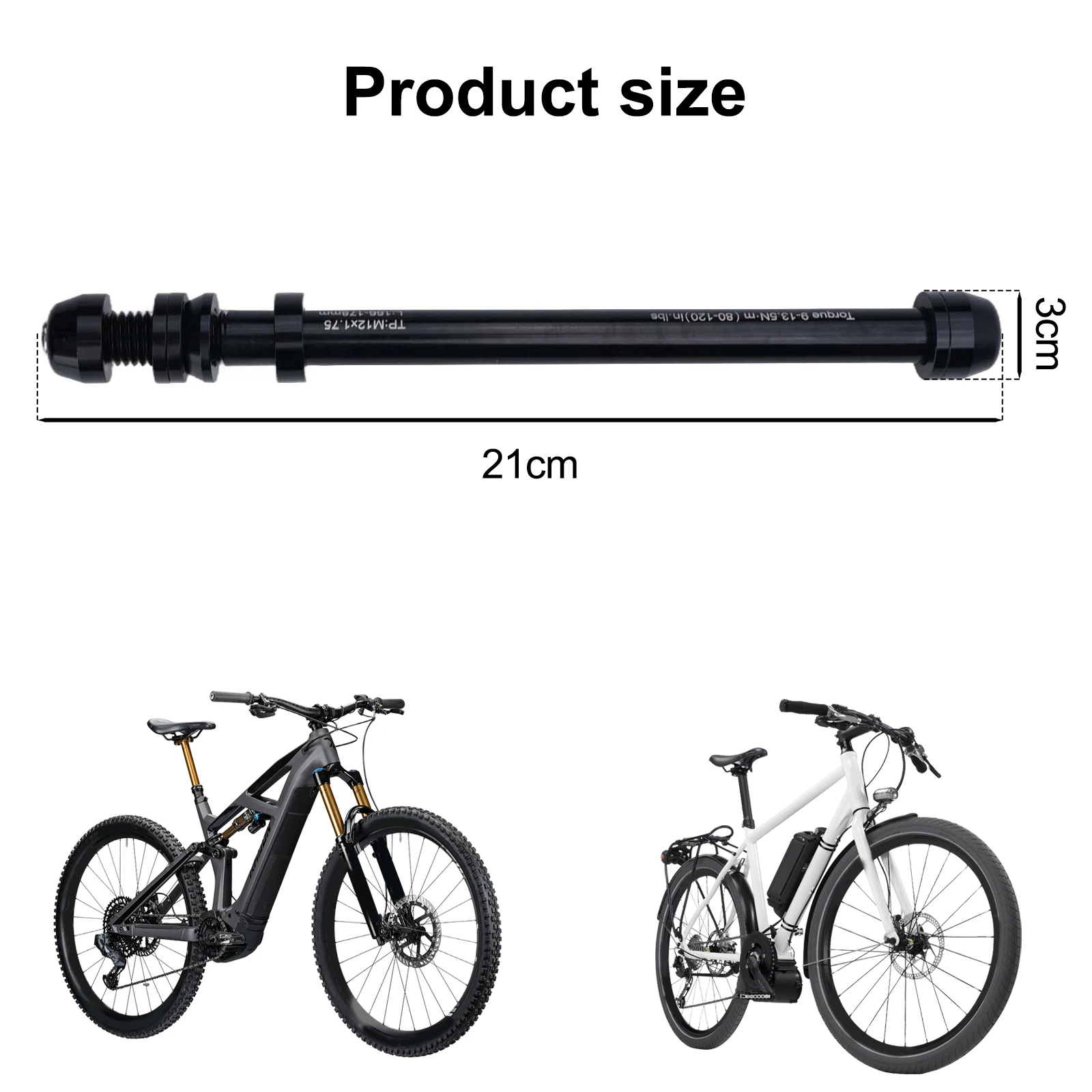 Велосипедный тренажер сквозная ось шампур 12x142-148 мм P1.5 P1.75 P1.0 шампуры вала