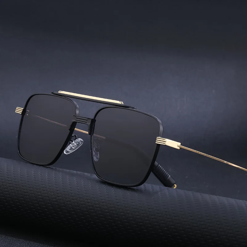 

2022 Men's Classic Retro Double Beam Shades Style Oversized Sunglasses Aviation UV400 Driving Women Sun Glasses Oculos Gafas