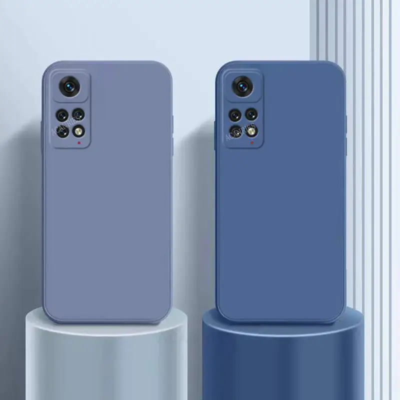 phone case on for xiaomi redmi note 11 pro note11 11pro 11s poco m4 x4 pro 4g 5g nfc liquid silicone original square cover m4pro free global shipping