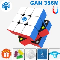 gan356m 3x3x3 magnetic magic cube professional 3x3 rubix speed puzzle gan rubick 3%c3%973 ges fidget childrens toy cubo magico