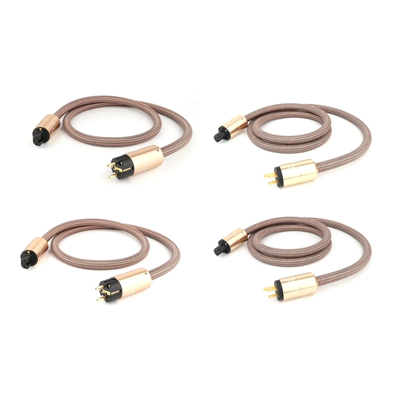 

HI End Power Cord CD Amplifier Amp Power Plug Cable HIFI AC Mains Power Cable