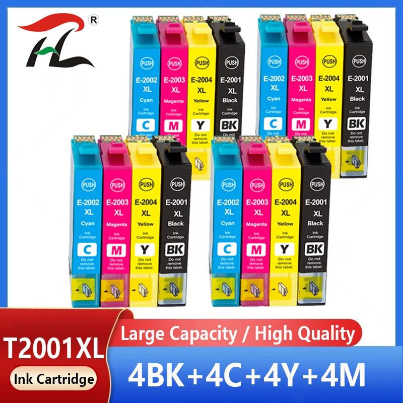 

For Epson T2001 T2002 T2003 T2004 Ink Cartridges T200 For Workforce WF 2510 2520 2530 2540 XP-100 XP 200 300 310 400 printer