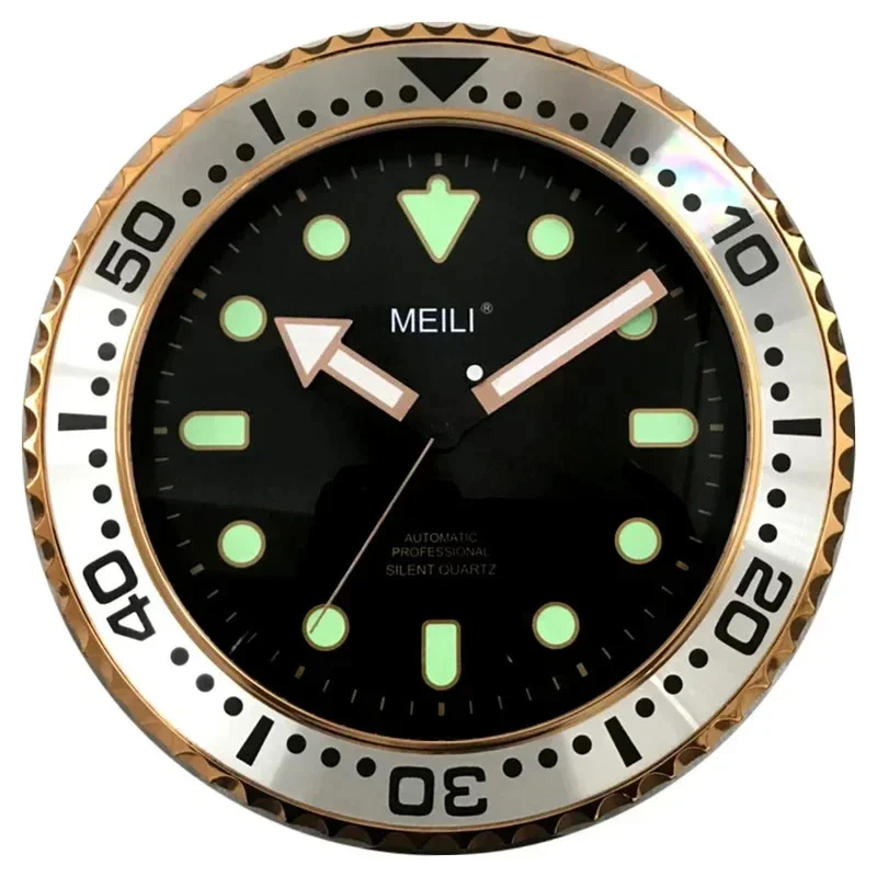 2024 новые настенные часы современный дизайн бесшумная кварцевая игла роскошные