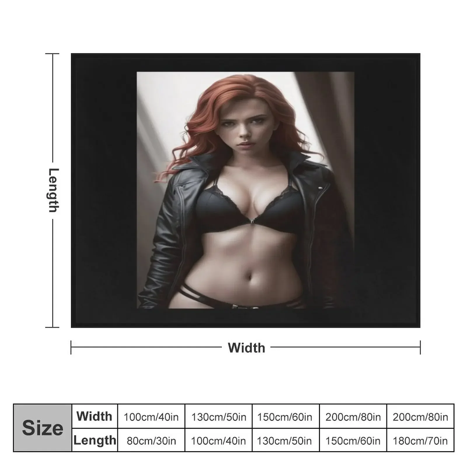 Фланелевое одеяло Scarlett Johansson