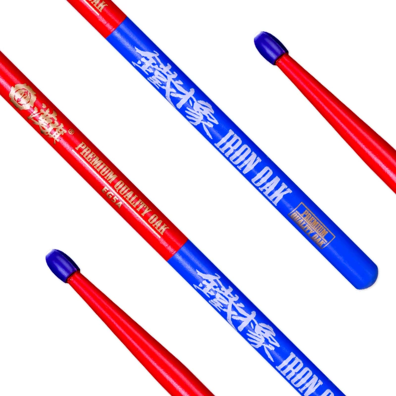 Фото Барабанные палочки HUN Iron Oak Series 5A из гикори, 1 пара, профессиональные тренировочные палочки, напрямую от производителя, для начинающих и среднего уровня. №4