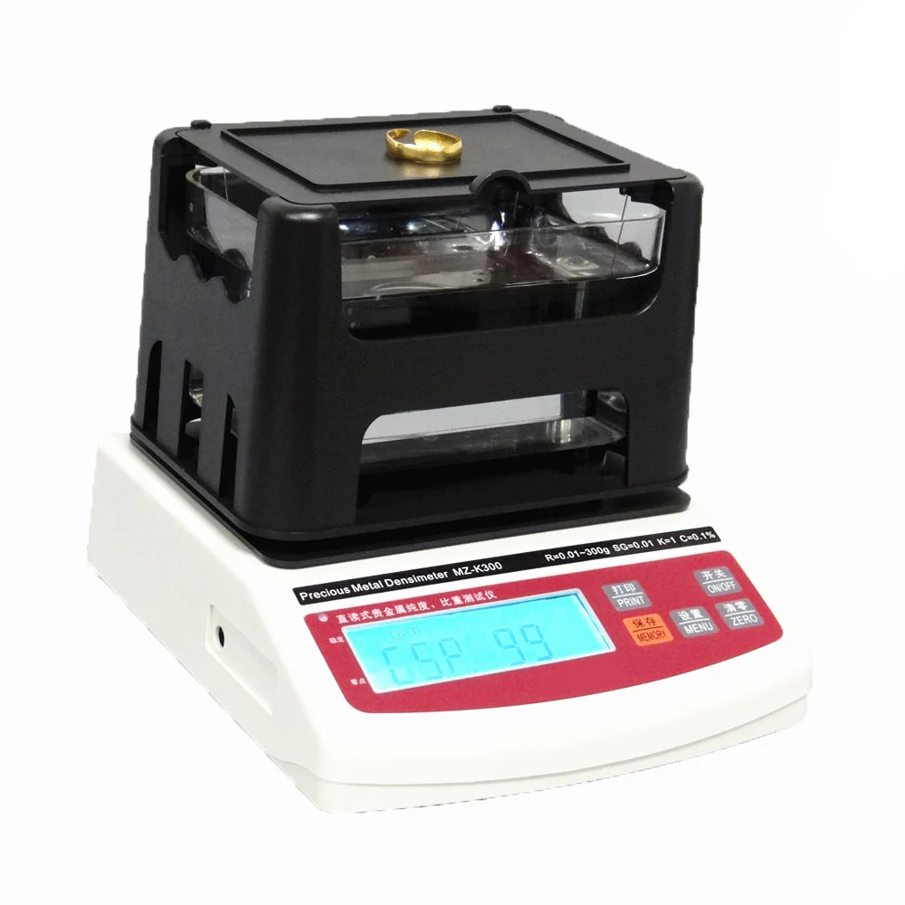 

MZ-K300 0.01g/cm3 Specific Gravity Balance Purity Gold Tester Meter Scale