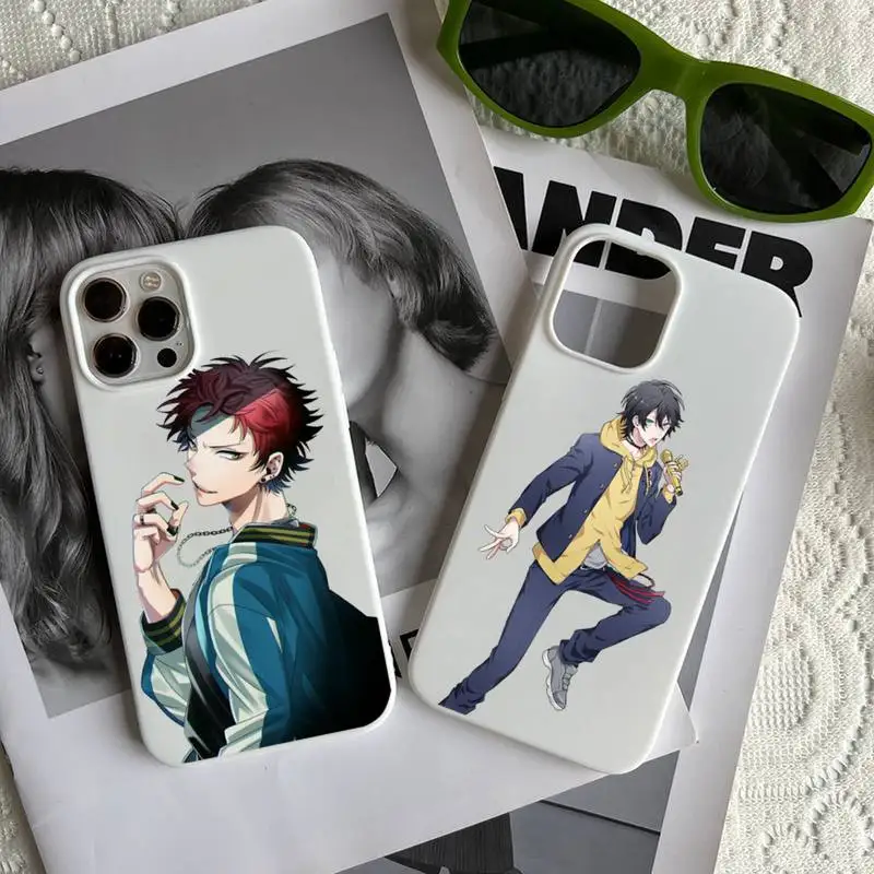 

Japan anime Division Rap Battle Phone Case Candy Color for iPhone 6 7 8 11 12 13 s mini pro X XS XR MAX Plus
