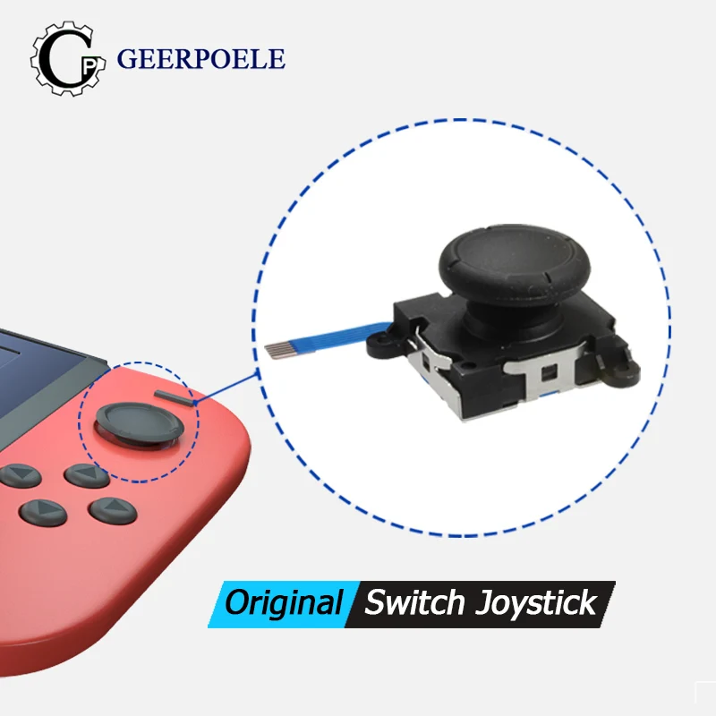 

1 шт. Mando Nintendo переключатель, прерыватель, 3D джойстик, игровой контроллер, аналоговый рокер, переменный ток, оригинал