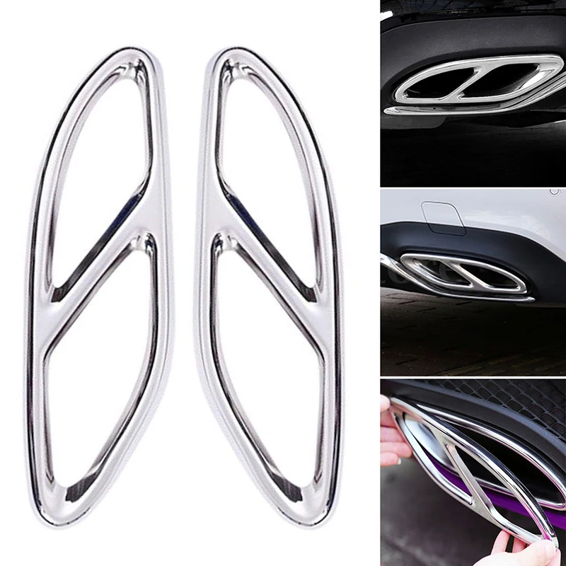 

Rear Cylinder Exhaust Pipe Cover Trim for Mercedes Benz E Class W212 W213 Car Accessories Auto Product