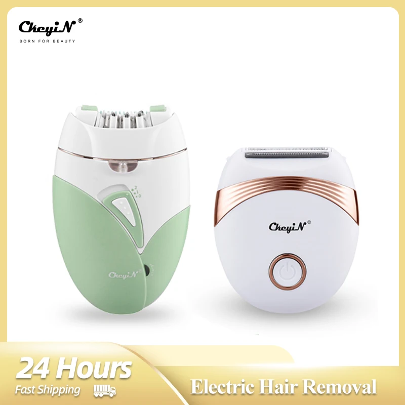 

CkeyiN женское устройство для удаления волос, электрический эпилятор, Женская бритва, Беспроводная Бритва, перезаряжаемая Машинка для удалени...