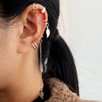 temperament women butterfly alloy geometry earrings jewelry accessories