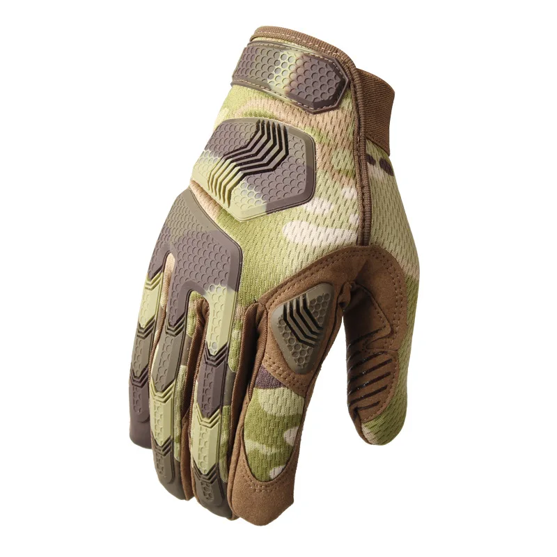Touch Screen Tactical Gloves Training Climbing Cycling Fitness Hunting Hiking Outdoor Work Bicycle Riding Full Finger Glove Men