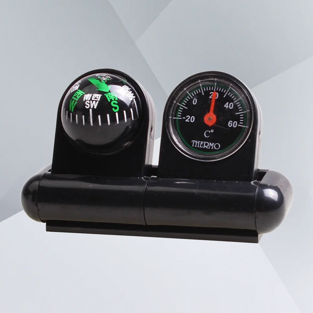 

Car Boat Compass Vehicle Compass Navigation Direction Pointing Mini Guide Thermometer ,Suitable for Car, Truck, Boat, Travelling