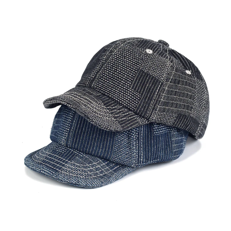 

Short Brim Baseball Cap Hip Hop Casual Snapback Hat Vintage Denim Outdoor Sport Men Cap Sunscreen Summer Cap Bone Trucker Hat