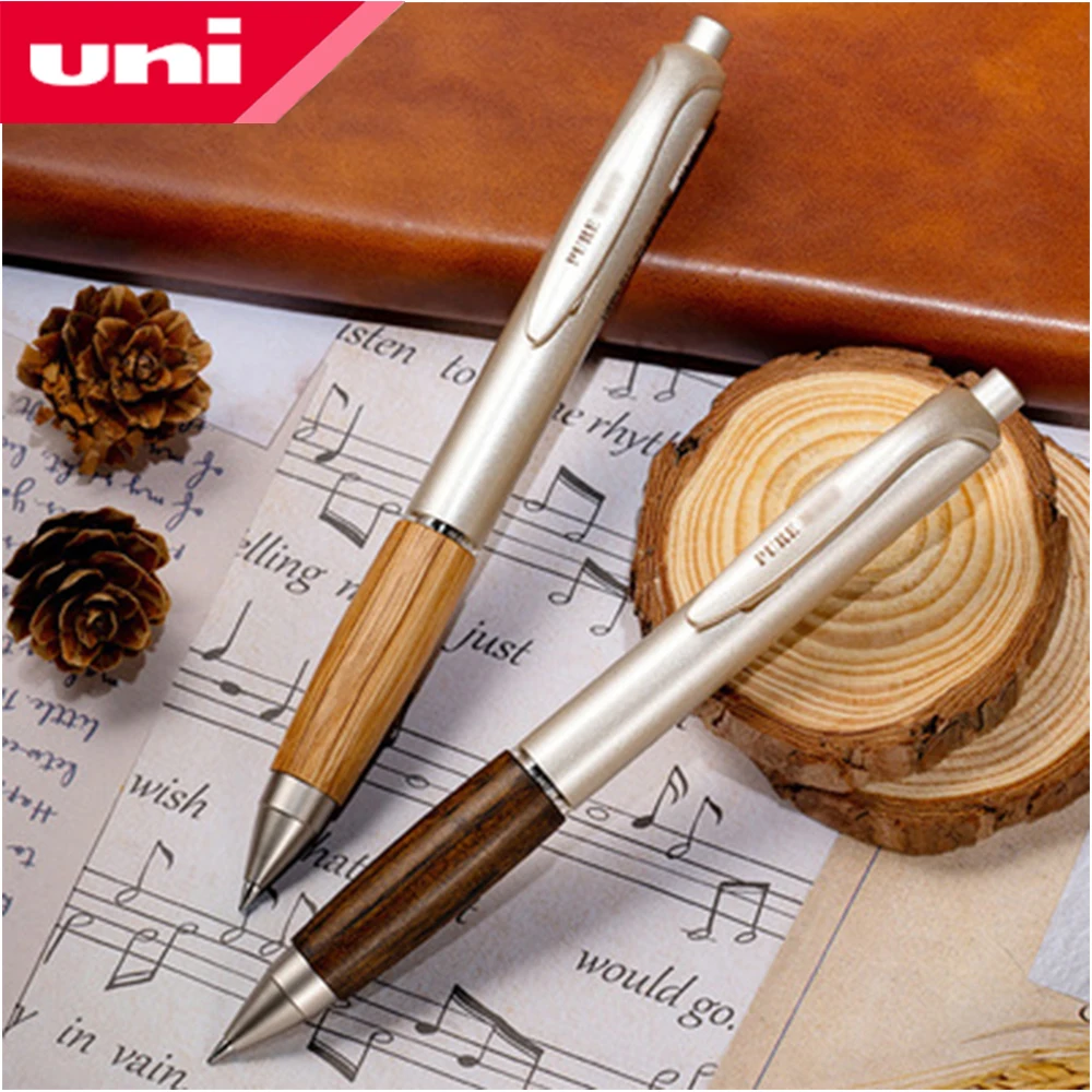 

1 Japan UNI Gel Pen UMN-515 Retro Signature Pen Oak Pen Holder Press Gel Pen To Write Smooth 0.5mm Office Learning Signature Pen